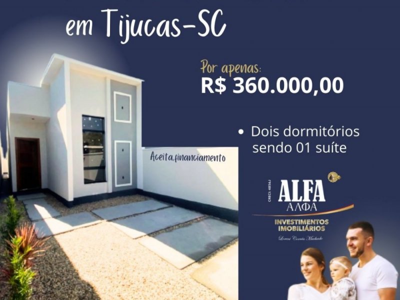 Casa  venda, nova em tijucas- sc