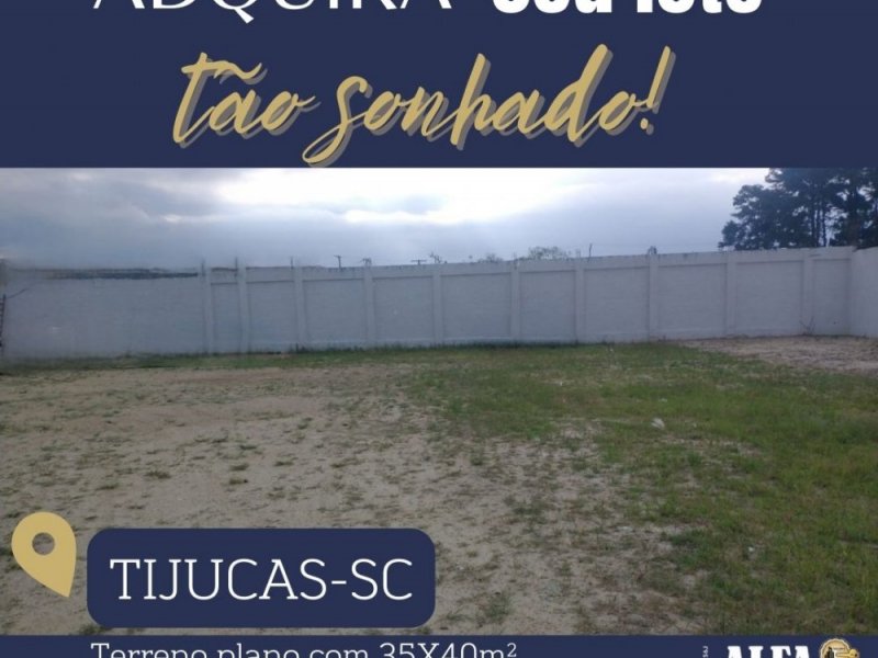 Terreno  venda em tijucas- sc