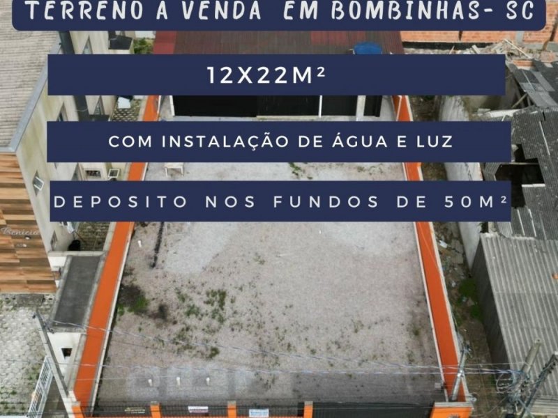 Terreno  venda em bombinhas