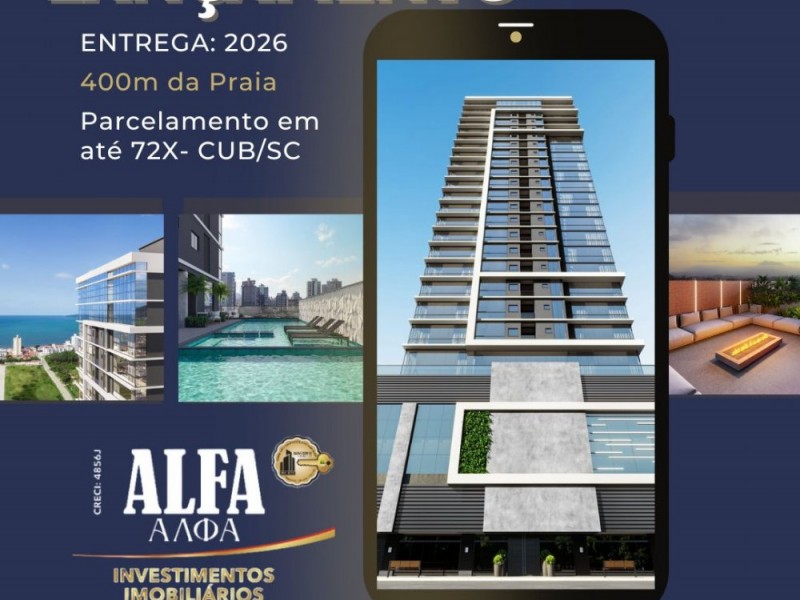 Apartamentos  venda  a 400m do mar